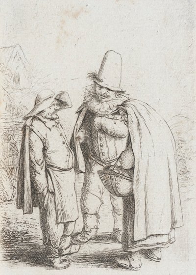 Tre figure grottesche da Adriaen Jansz. van Ostade